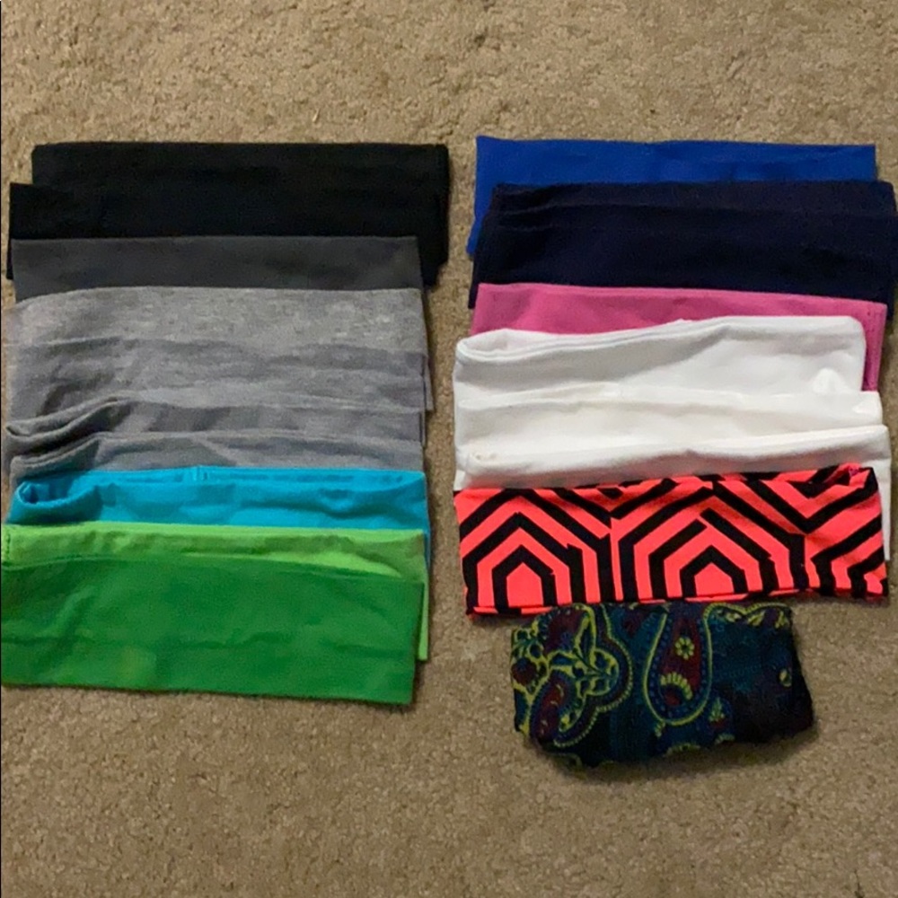 20 headbands various colors